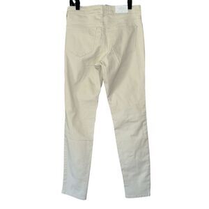 H&M off-white skinny fit ankle length jeans 26 NWT